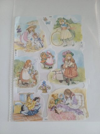 Cromos troquelados infantiles 1991