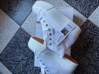 Zapatillas Superga Hi Top Blancas
