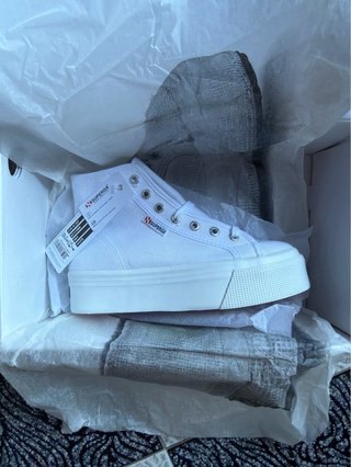 Zapatillas Superga Hi Top Blancas