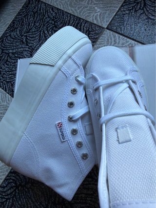 Zapatillas Superga Hi Top Blancas