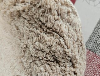 Colcha de algodón tejida con flecos