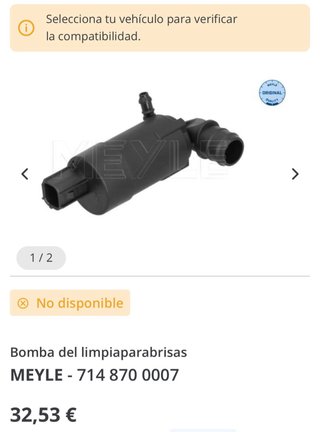 Bomba Limpiaparabrisas Meyle 714 870 0007 Ford