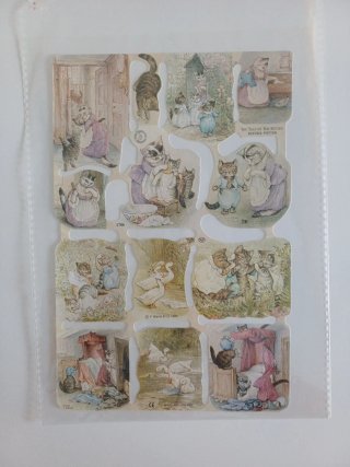 Cromos Troquelados Gatos Beatrix Potter
