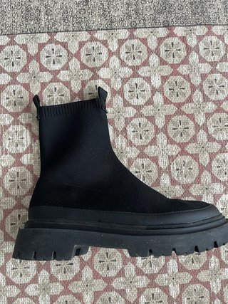 Botas Chelsea Zara Negras Talla 36