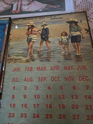 Calendario Coca-Cola y Café de Francia