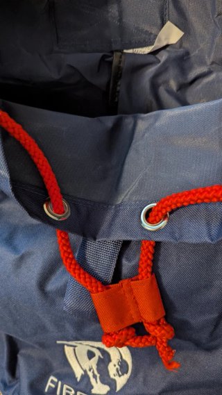 Borsone sportivo UISP Firenze blu/rosso