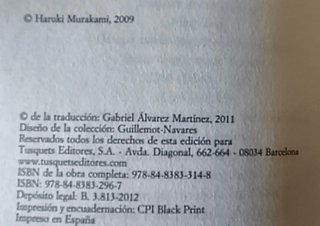 1Q84 libros 1 y 2
