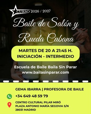 Profesora de baile en Madrid