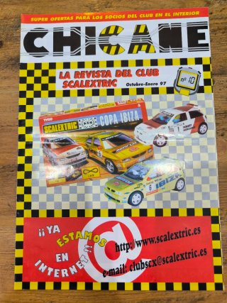 Lote 3 revistas Chicane Club Scalextric 1996 1997