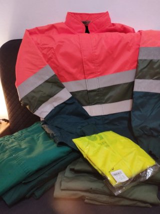 Ropa trabajo lote 7 Pantalones+ Chaqueta +chaleco