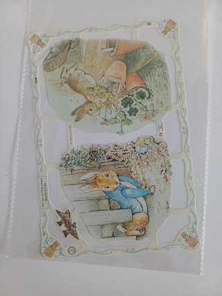 Cromos troquelados Peter Rabbit Beatrix Potter