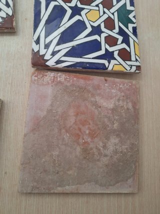 2 Mosaicos Zellige Marroquí Auténticos