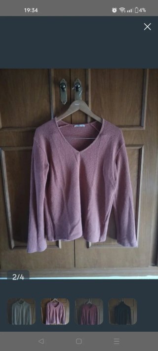 Jersey punto rosa