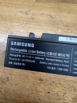 Samsung AA-PB2NC6B Batería Portátil 11.1V 5200mAh