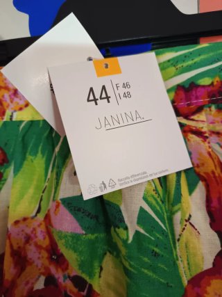 Falda larga estampada floral