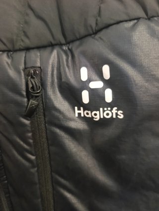 Chaqueta Haglöfs Pertex Plumas Negra