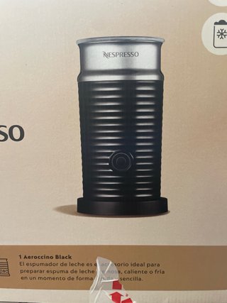 Nespresso Vertuo Pop Negra + Aeroccino