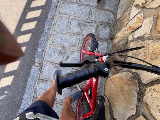 Bicicleta infantil roja Lightning McQueen