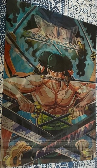 Póster holográfico anime
