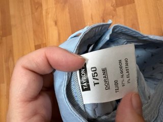 Pantalón corto Tayron azul talla 50