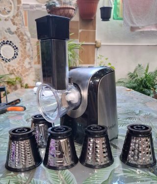 Cortador Verduras Rallador Eléctrico Meykey