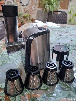 Cortador Verduras Rallador Eléctrico Meykey