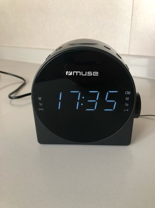 Radio Despertador PLL con Alarma Dual. Muse.