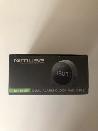 Radio Despertador PLL con Alarma Dual. Muse.