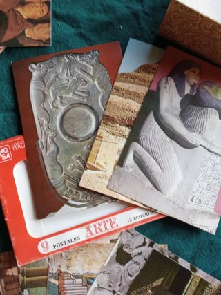 Postales Arte Gótico, Románico, Precolombino