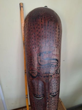 Maschera tribale in legno