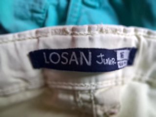 Lote 3 pantalones talla 16  (rojo, verde azulado,