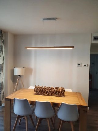 Mesa Comedor Madera Maciza Extensible 180/220x90