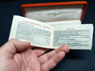 Estuche S.T. Dupont Vintage Caja Original