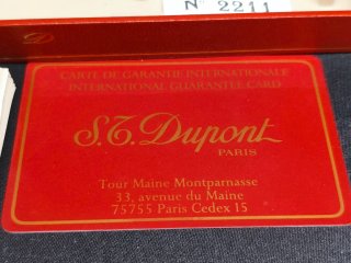 Estuche S.T. Dupont Vintage Caja Original