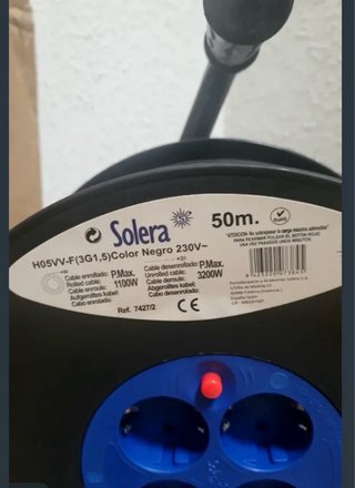 Enrollacables Solera 50mts