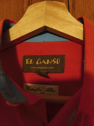 Camisa El Ganso Roja Talla M