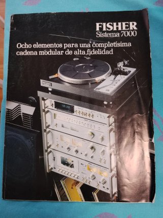 Equipo Sonido Vintage FISHER Sistema 7000