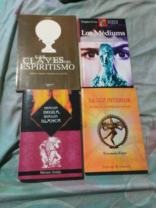 Lote libros Magia negra, magia blanca.(ciencias oc