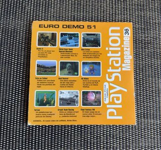 Juegos Demo PS1 Euro Demo 51 con funda Disco 36