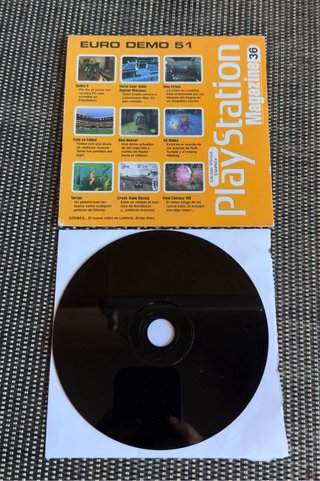 Juegos Demo PS1 Euro Demo 51 con funda Disco 36