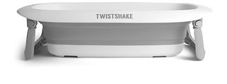 Bañera plegable Twistshake para bebés gris y blanc