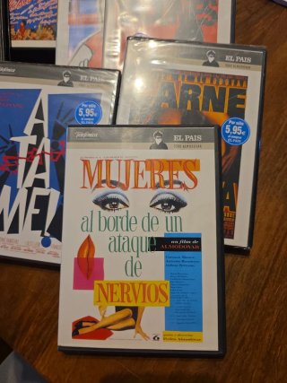 Lote 8 DVDs Películas Almodóvar