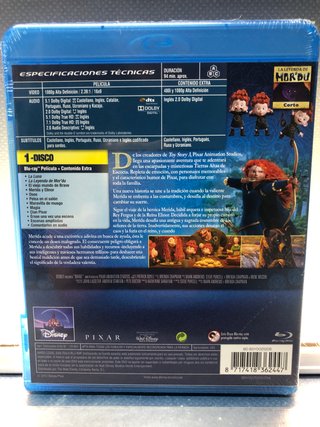 Blu-ray Brave (Indomable) Nuevo Precintado
