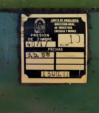Compresor de aire industrial Ciata 270 L.