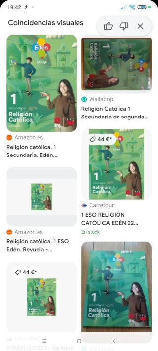 Religió Catòlica, 1 Secundària, Edén, Revola