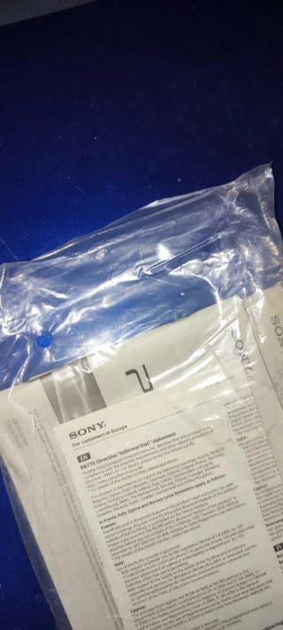 Manual PS3 Sony sin abrir