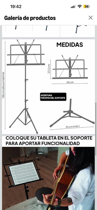 Atril trípode OciDual