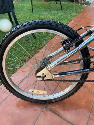 Bicicleta infantil 20 cromada