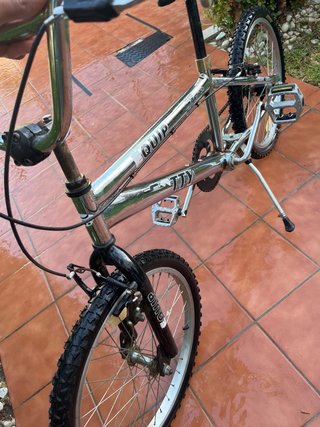 Bicicleta infantil 20 cromada