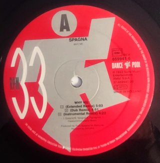 Spagna - Why Me (Remixed By Datura) 12" Vinile
